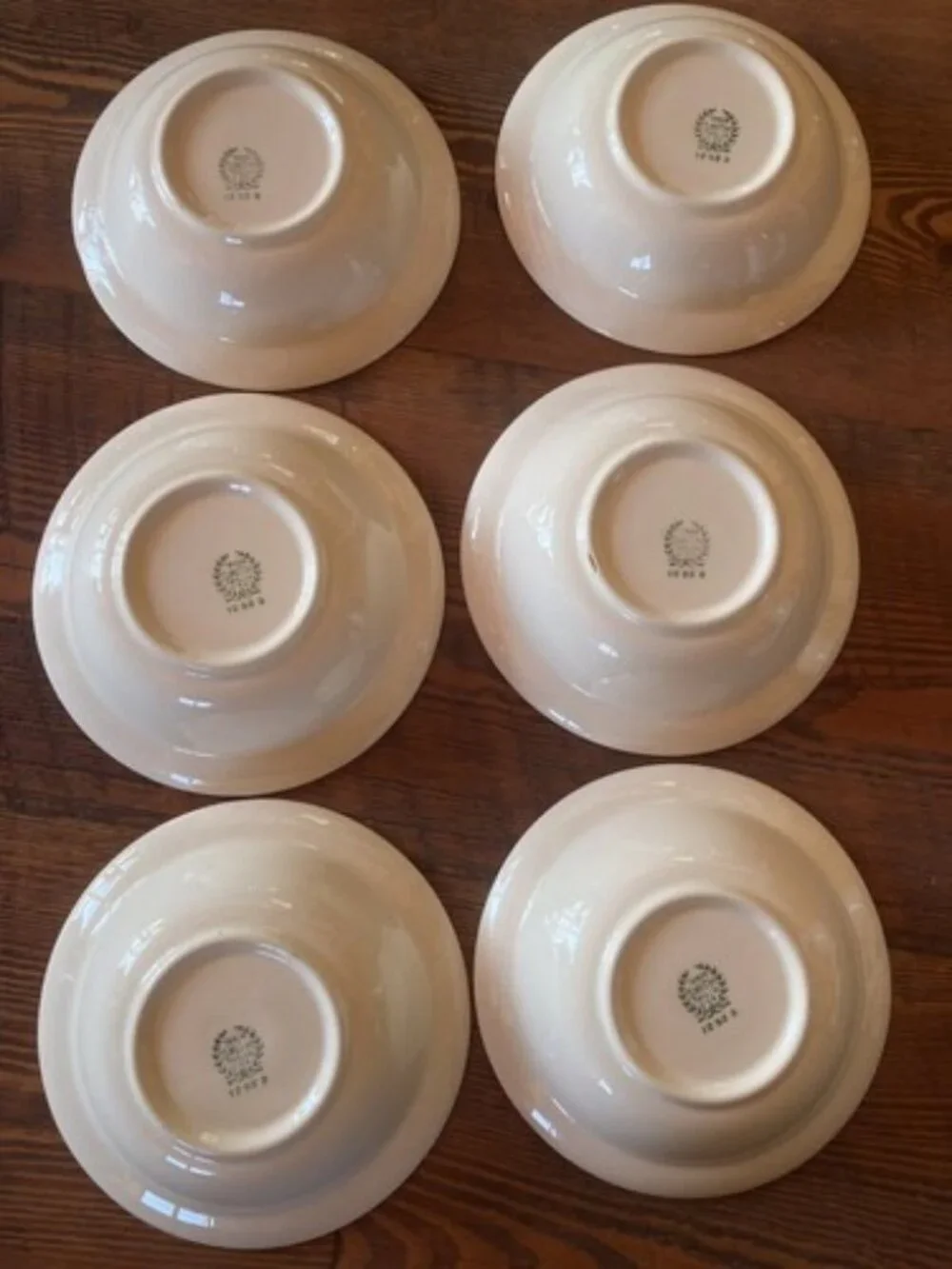 Set Of 6 Bowls Taylor Smith Taylor Swiss Provincial 6” Yellow Antique 1952